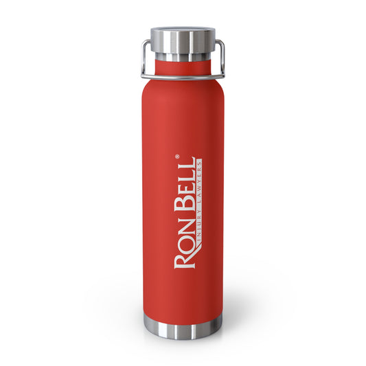 Copper Vacuum Insulated Bottle, 22oz - Ron Bell
